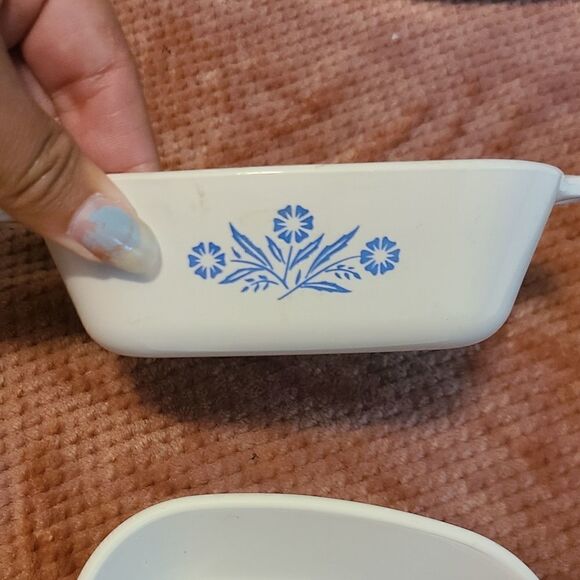 5 piece Corning Ware Blue Flowers - Picture 4 of 7